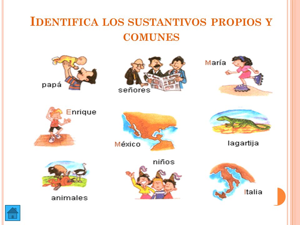 sustantivos propios y comunes para ninos sustantivos propios y comunes para ninos